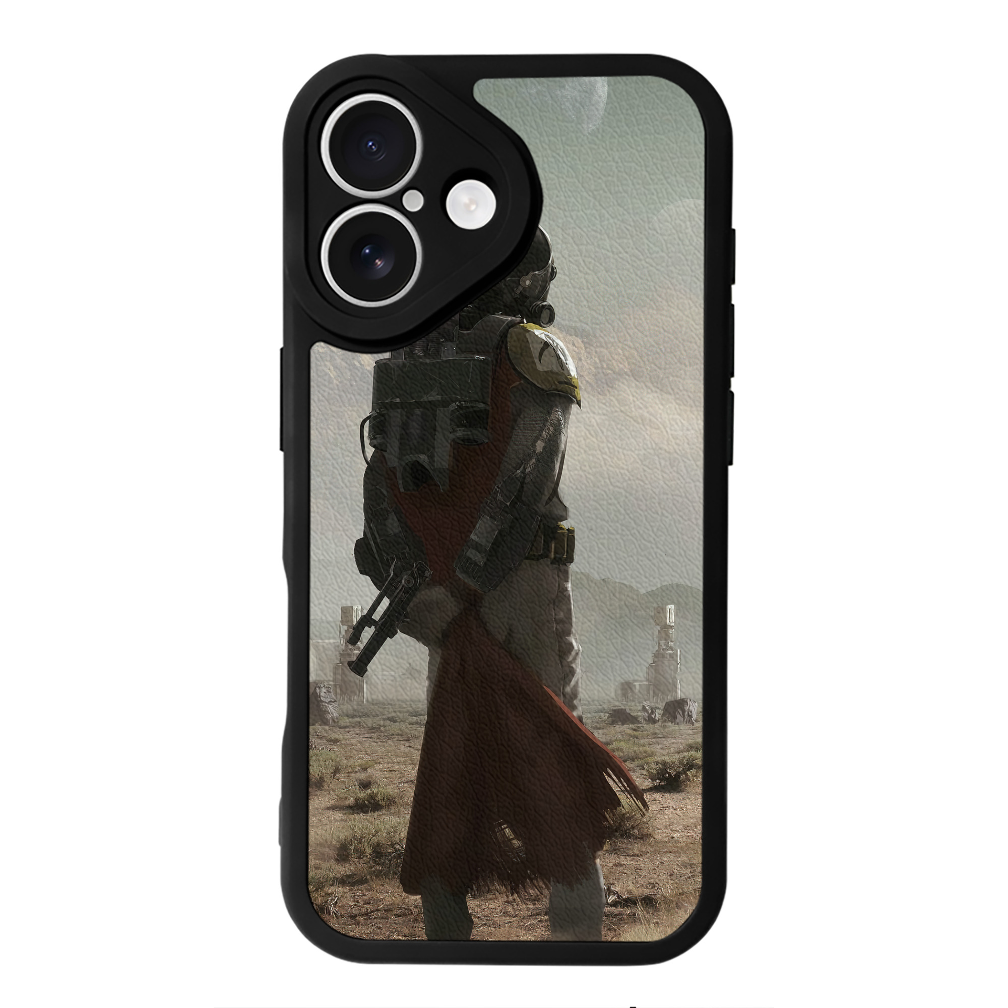 （画像用） スター・ウォーズ Star Wars 【iPhone 16シリーズ対応】シリコンスマホケース（レザー調） 材質：シリコン